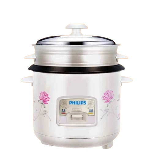 Philips 10L 1000W Electric Cooker – Nonstick Pot with Steamer & Keep-Warm Functi